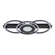LED-DECKENLEUCHTE 60/28/6,5 cm  - Schwarz, Basics, Kunststoff/Metall (60/28/6,5cm) - Boxxx