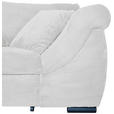 ECKSOFA  in Cord Perlmutt  - Perlmutt/Schwarz, KONVENTIONELL, Textil/Metall (168/258cm) - Carryhome