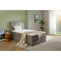 BOXBETT 90/200 cm  in Hellgrau  - Hellgrau, KONVENTIONELL, Textil (90/200cm) - Boxxx