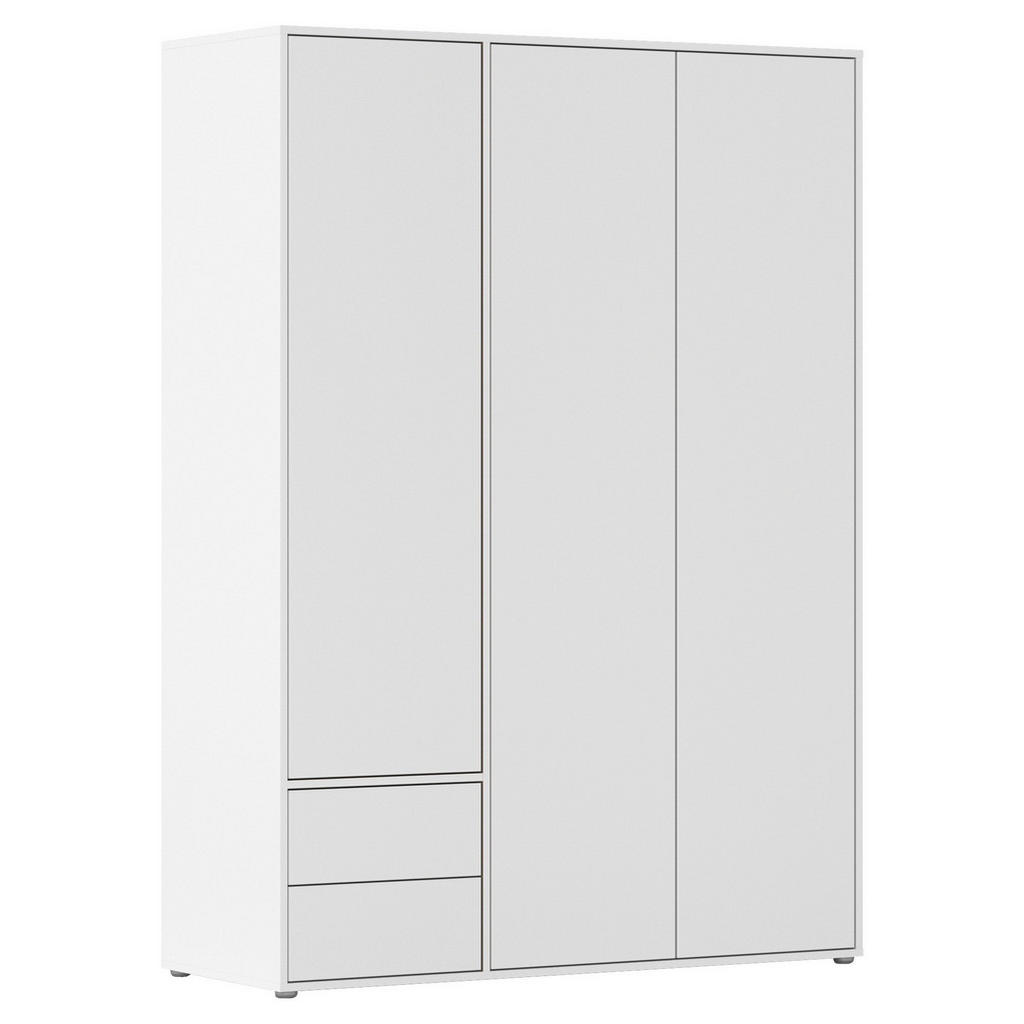 Rauch Möbel SKRIŇA S OTOČNÝMI DVERAMI, biela, 140/194/53 cm