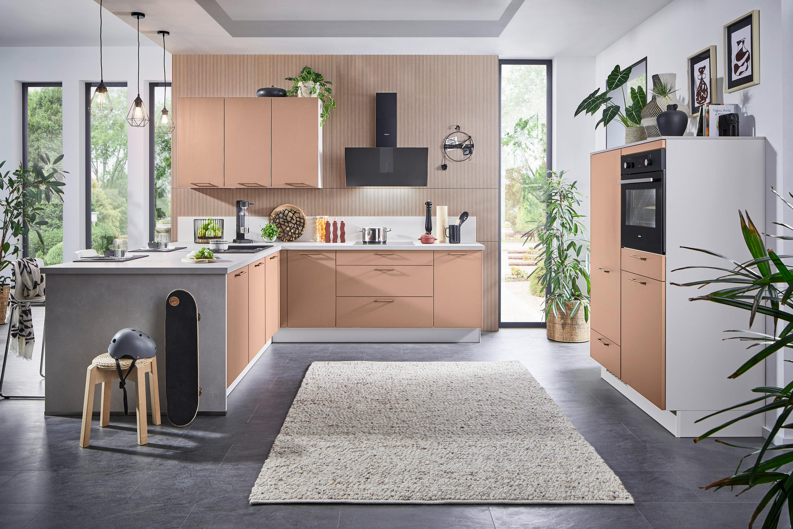 BUCĂTĂRIE LA COMANDĂ   - corai, Design, material pe bază de lemn - Celina