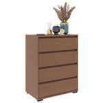 KOMMODE  in 80/103/48 cm  - Anthrazit/Terracotta, Design, Holzwerkstoff/Kunststoff (80/103/48cm) - Carryhome