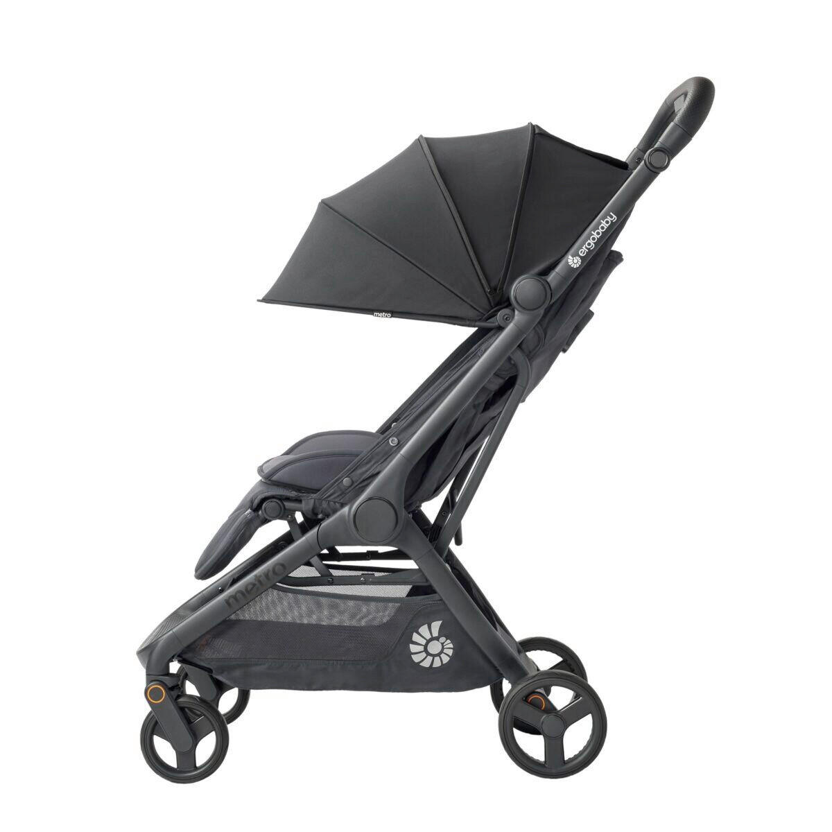 KIŠOBRAN KOLICA  METRO 3  - svijetlo siva/crna, Basics, tekstil/metal (23/44/56cm) - Ergo Baby