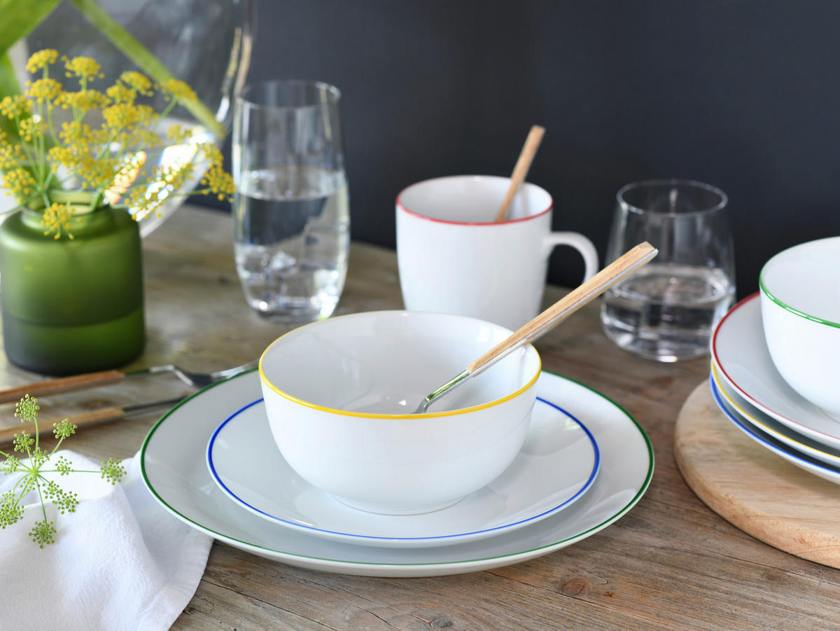KOMPLETT SERVIS Luna Color Line 20 delar  - multicolor, Basics, keramik (39/34/31cm) - Creatable