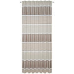 FERTIGVORHANG halbtransparent  - Braun, KONVENTIONELL, Textil (140/245cm) - Esposa