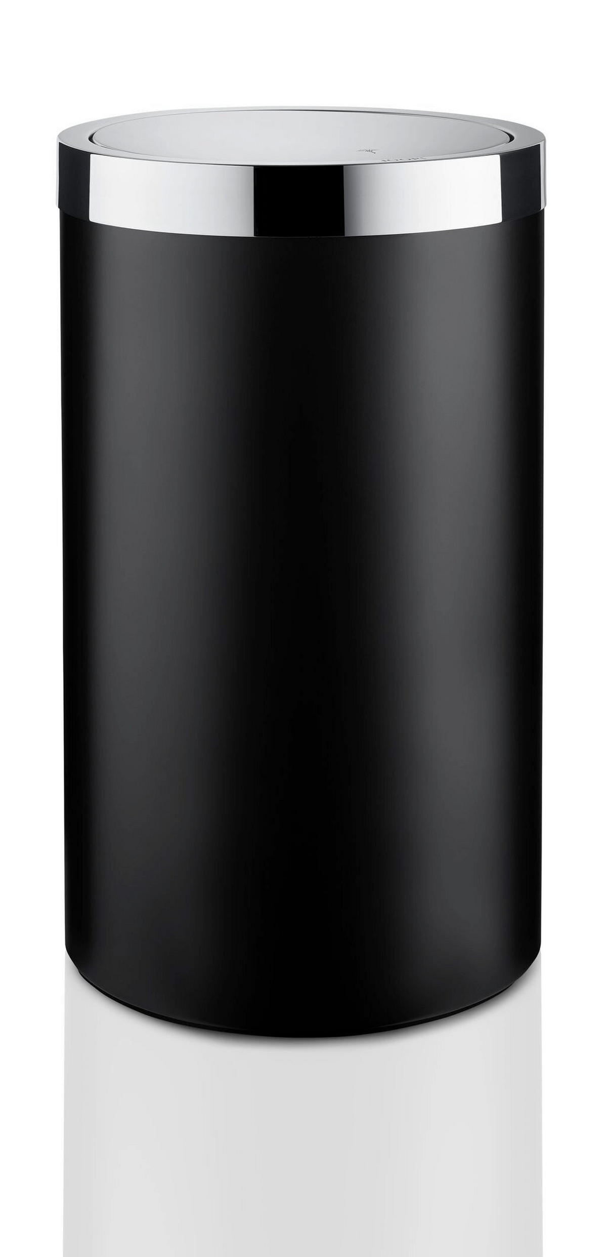 PRÁDELNÍ KOŠ   - černá/barvy chromu, Design, kov (35/58cm) - Joop!