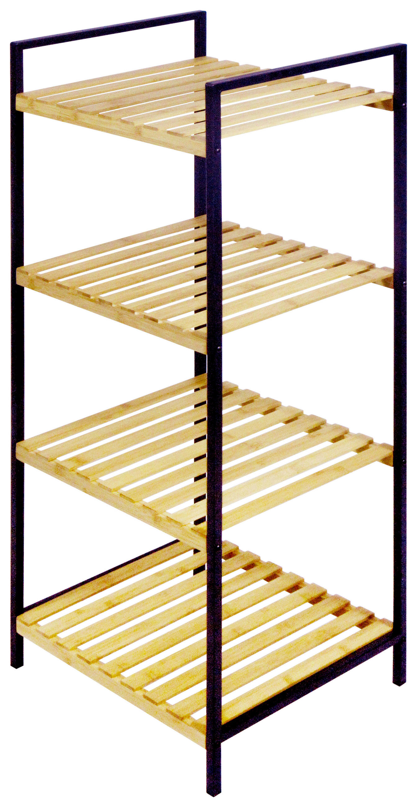 Regal Franz 2 37,5 cm Naturfarben / Schwarz