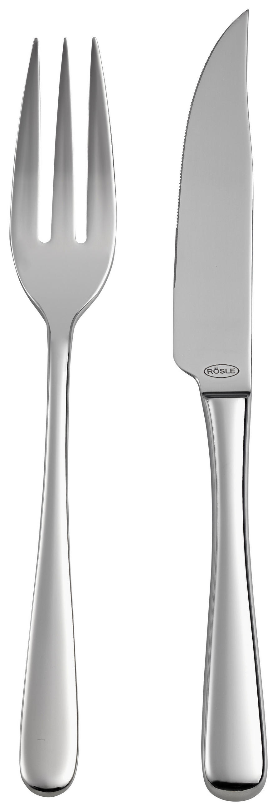 STEAKBESTECK Passion 12-teilig  - Basics, Metall - Rösle