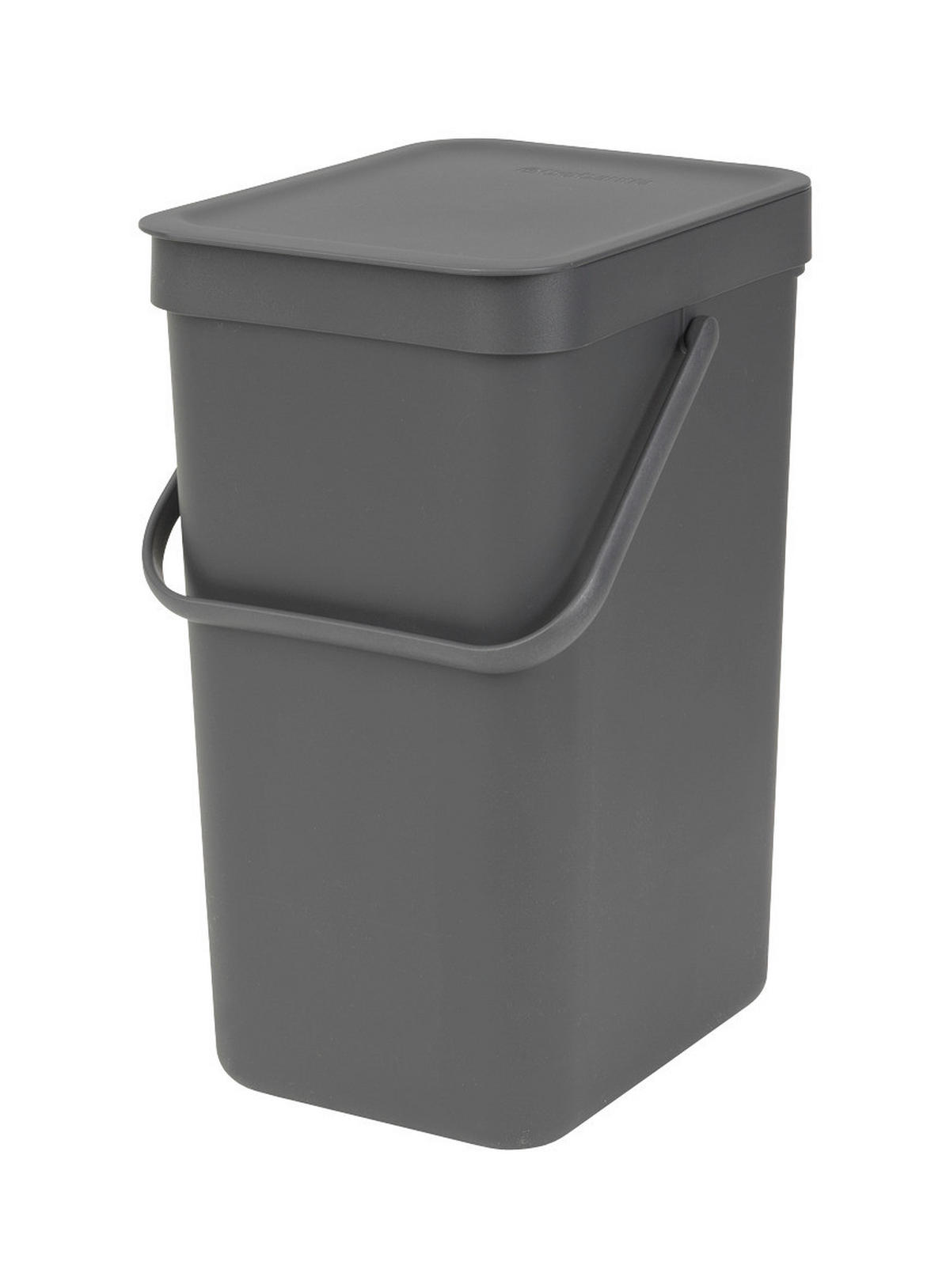 KOŠ ZA SMETI - siva, Basics, umetna masa (20/35.1/24.9cm) - Brabantia