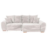 ECKSOFA in Cord Beige  - Eichefarben/Beige, KONVENTIONELL, Holz/Textil (276/177cm) - Carryhome