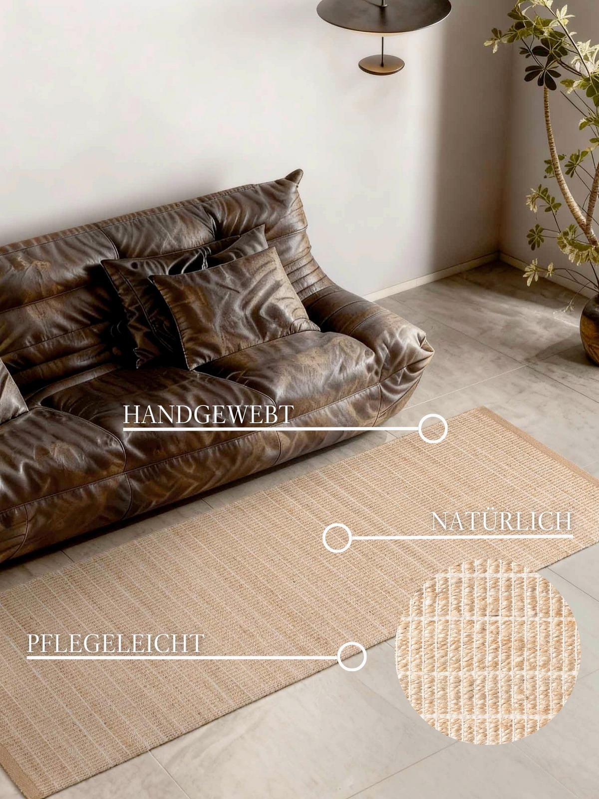LÄUFER 80/200 cm 1829 Goldbraun  - Goldbraun, Basics, Textil (80/200cm) - Villeroy & Boch