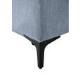 SCHLAFSOFA in Flachgewebe Blau  - Blau/Dunkelgrau, Design, Textil/Metall (203/75/100cm) - Carryhome