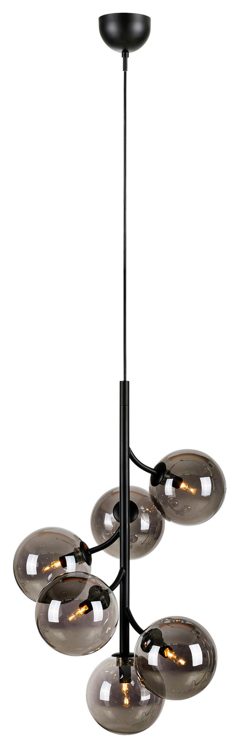 HÄNGELEUCHTE Callisto 43/66 cm   - Schwarz, Basics, Metall (43/66cm) - Markslöjd