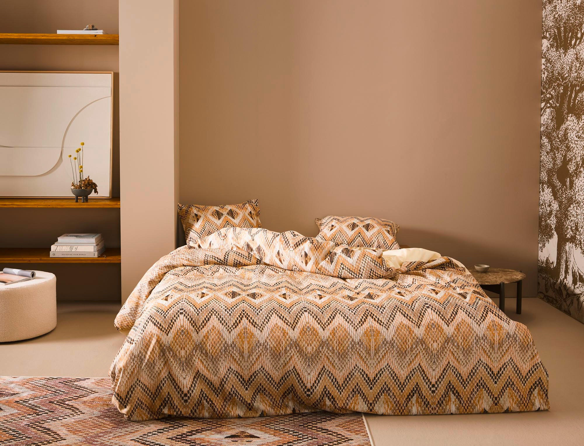 WENDEBETTWÄSCHE H/W 2021 Satin 155/220 cm  - Creme, Design (155/220cm) - Essenza
