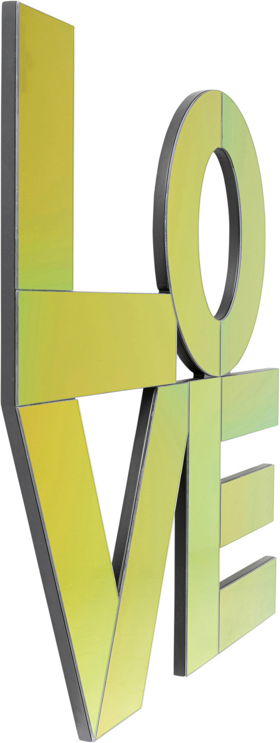 WANDDEKO Glas, Holzwerkstoff  - Pink/Orange, Design, Glas/Holzwerkstoff (90/90/2cm) - Kare-Design