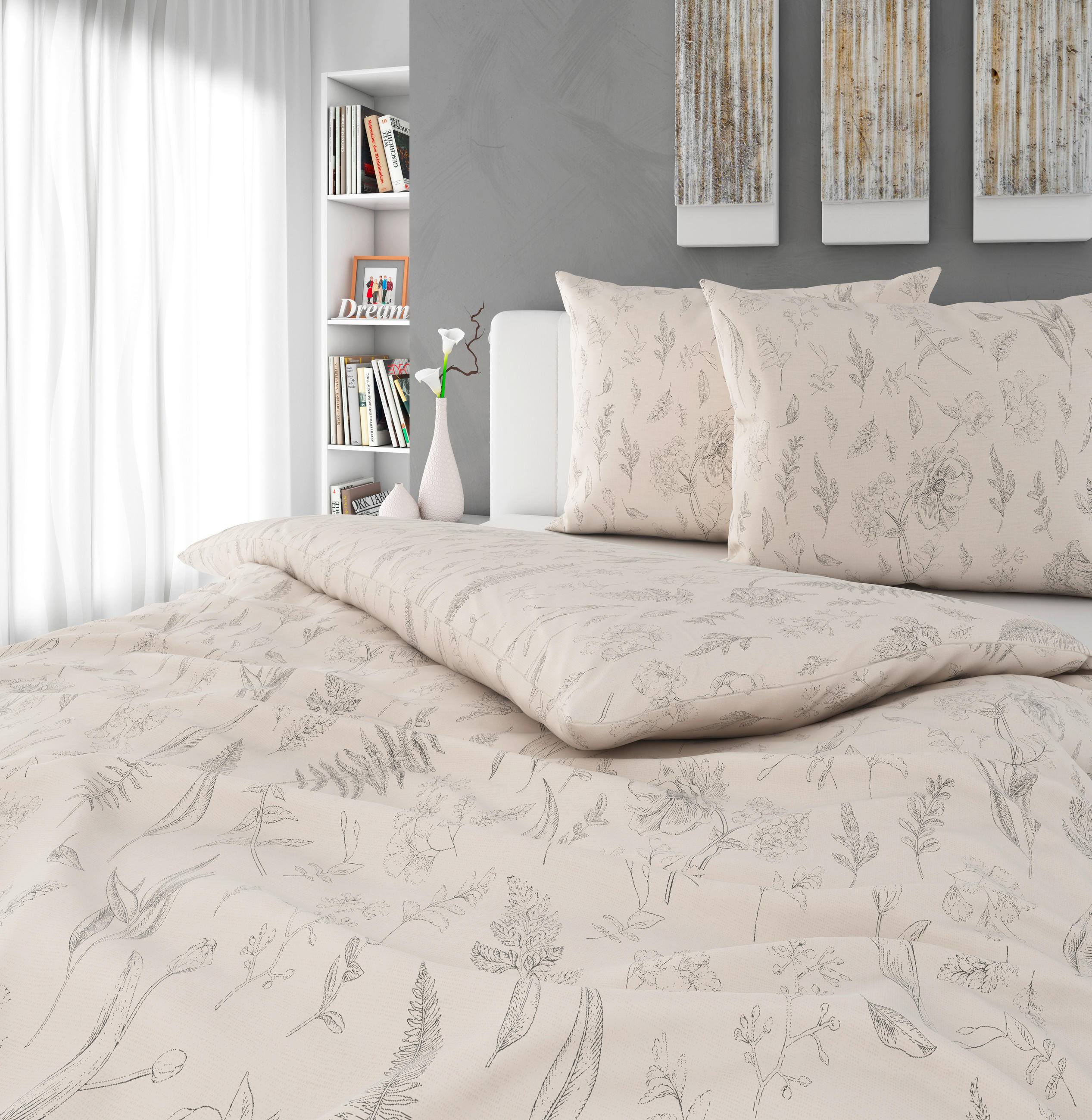 POSTELJINA 220/240 cm DAPHNE - bijela, Konvencionalno, tekstil (220/240cm) - Esposa