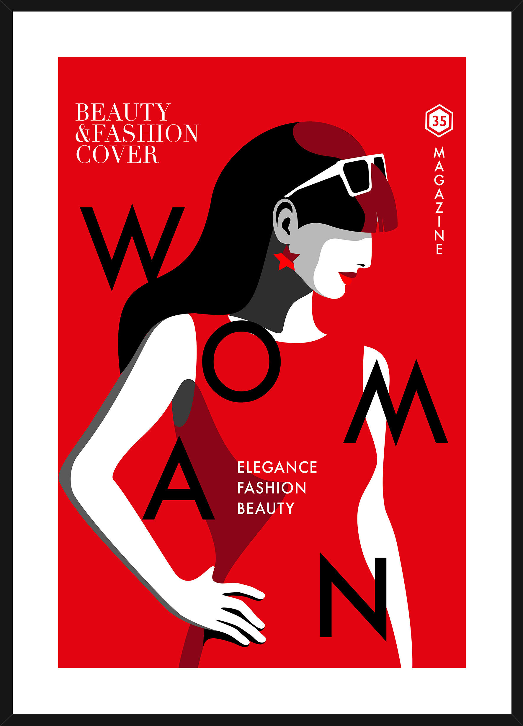 Monee UMELECKÁ TLAČ, ženy, 51,2/71,2 cm