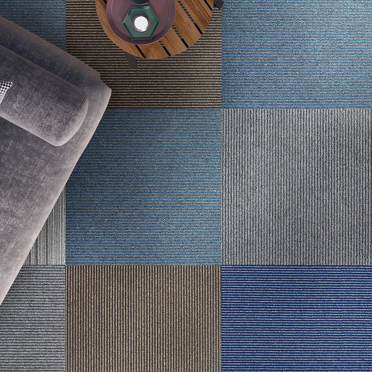 TEPPICHFLIESE - Blau, Basics, Kunststoff/Textil (50/50cm) - Esposa