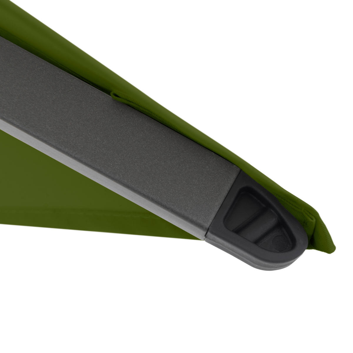 AMPELSCHIRM 300x300 cm  - Anthrazit/Grün, Design, Textil/Metall (300/300cm) - Amatio