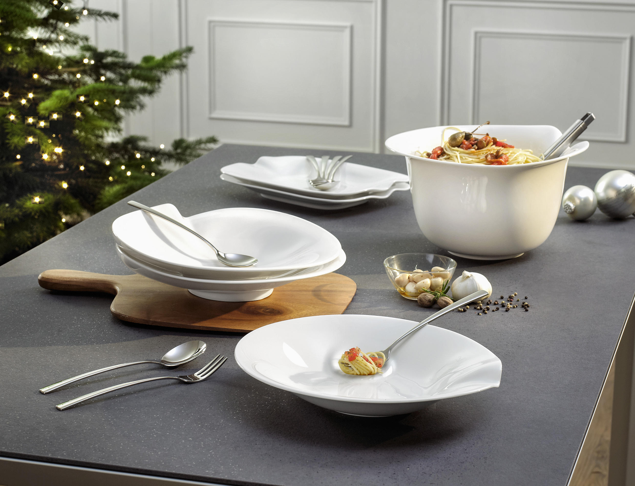 FARFURIE PENTRU PASTE 27 cm  - alb, Konventionell, ceramică (27cm) - Villeroy & Boch