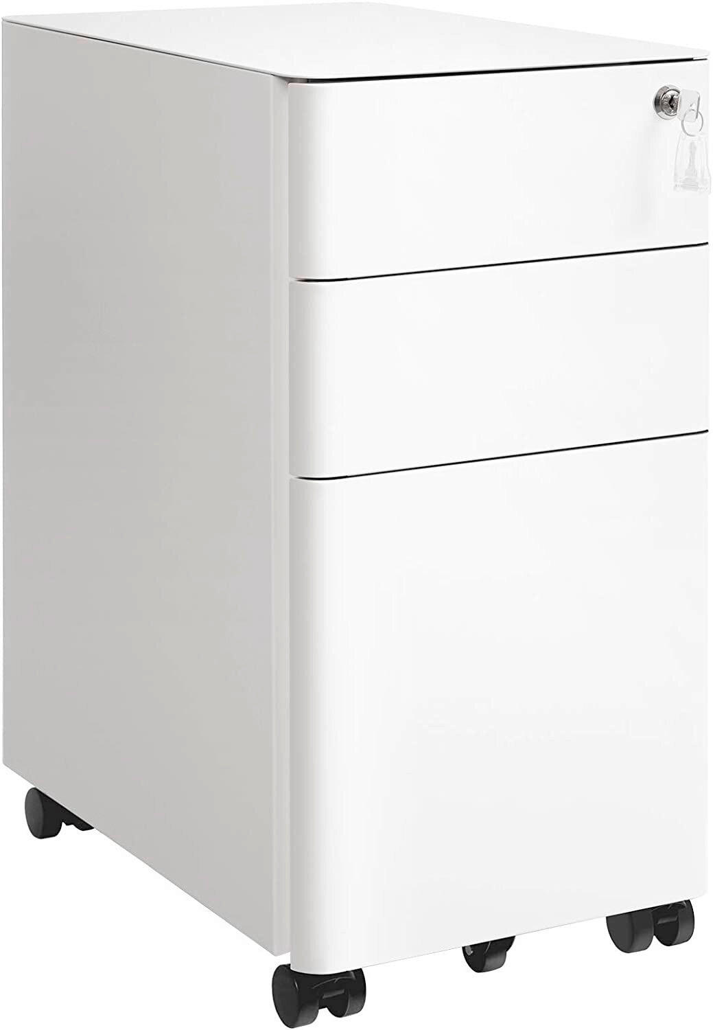 ROLLCONTAINER 30/59,2/46 cm  - Weiß, Basics, Kunststoff/Metall (30/59,2/46cm) - Boxxx