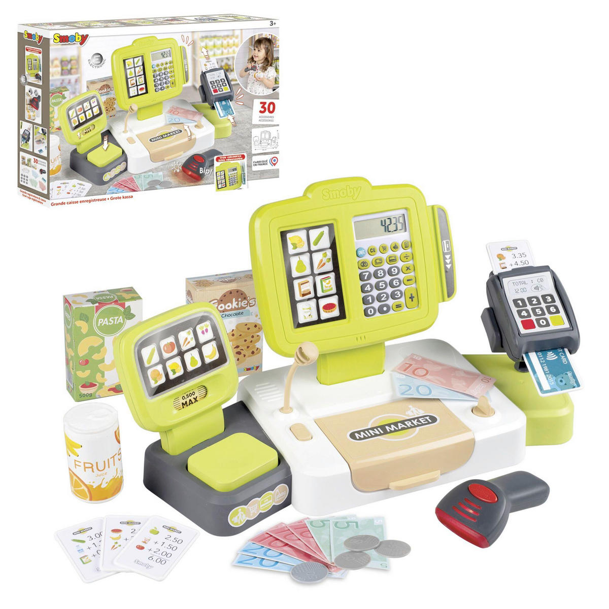 SPIELKASSE  - Multicolor, Basics, Kunststoff (9/41/29cm) - SMOBY