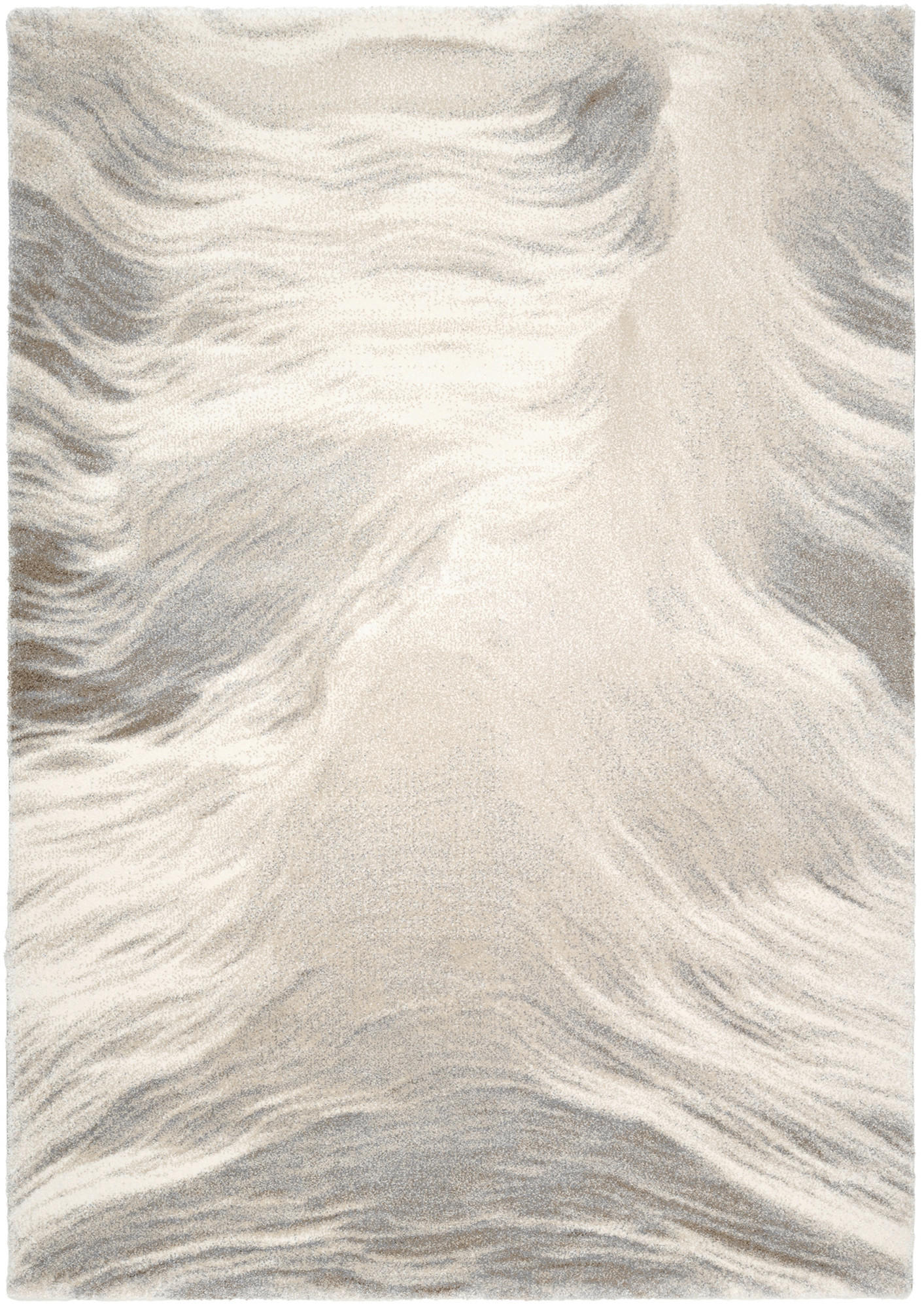 Novel Webteppich Seraphin Liora Grau, Hellgrau, Beige 80x300 cm