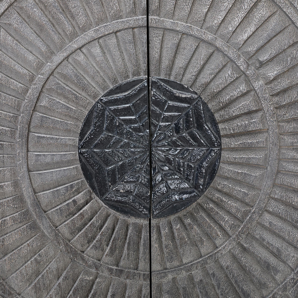 MEHRZWECKSCHRANK 107/189/40 cm  in Grau, Schwarz  - Schwarz/Grau, LIFESTYLE, Holz/Metall (107/189/40cm) - Landscape