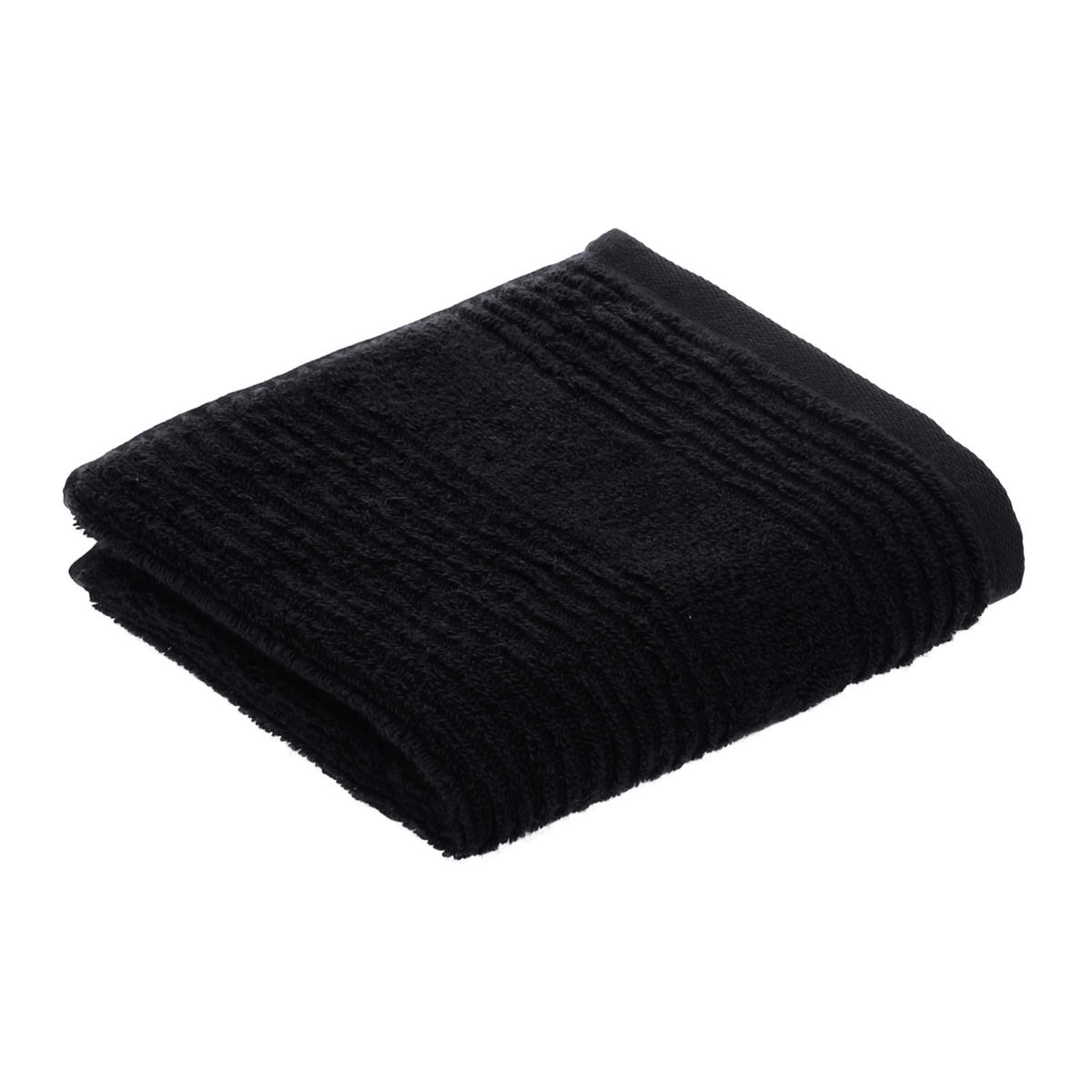 RUČNIK ZA GOSTE 30/50 cm , crna  TOMORROW  - crna, Basics, tekstil (30/50cm) - Vossen