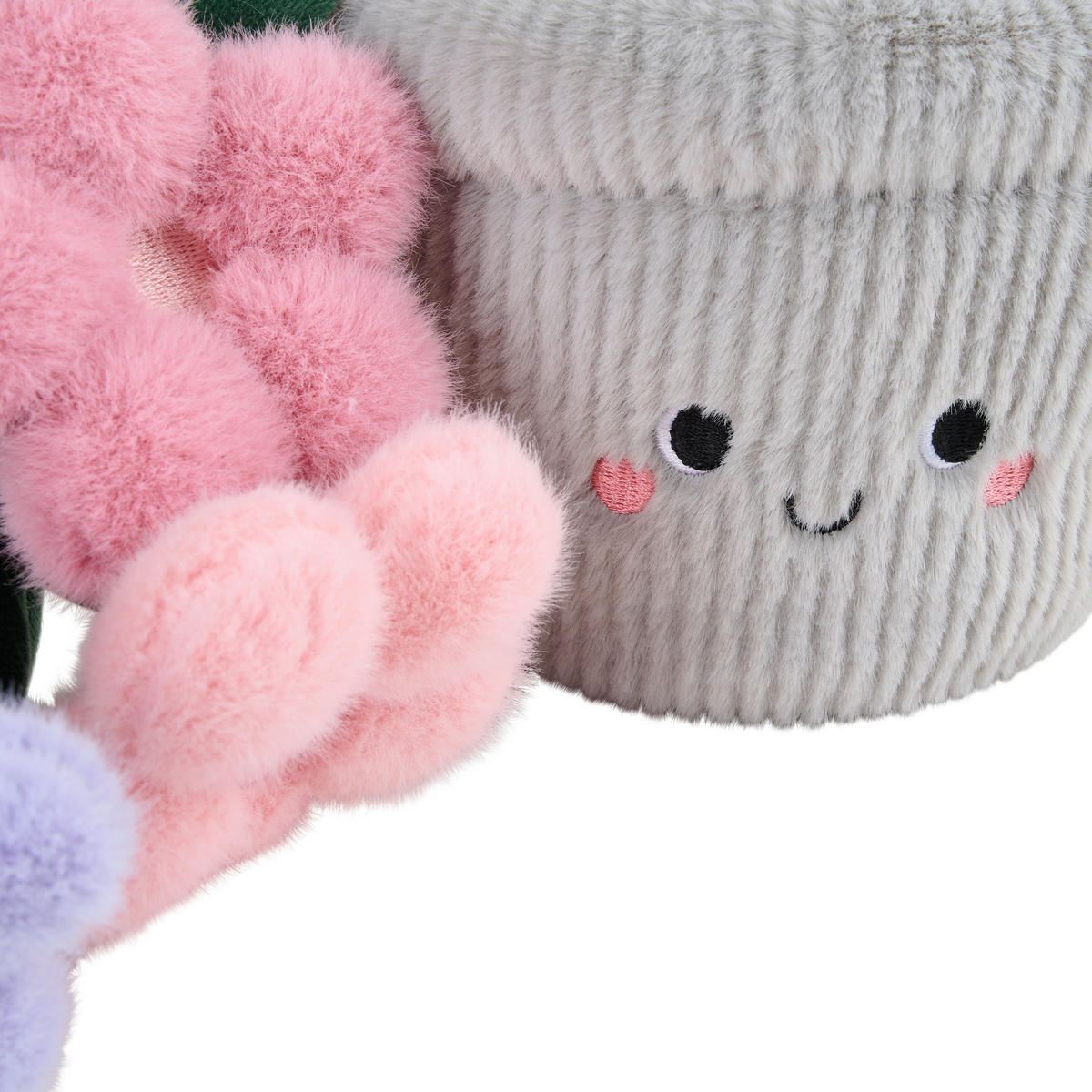 PLÜSCHFIGUR  - Pink/Lila, Kunststoff/Textil (16/26/14cm) - Patinio