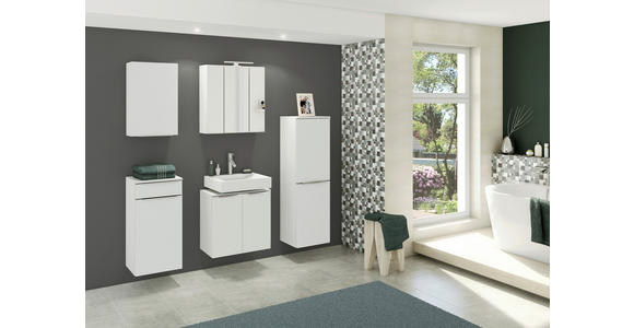 MIDISCHRANK 40/130/35 cm - Edelstahlfarben/Silberfarben, KONVENTIONELL, Holzwerkstoff/Kunststoff (40/130/35cm) - Xora