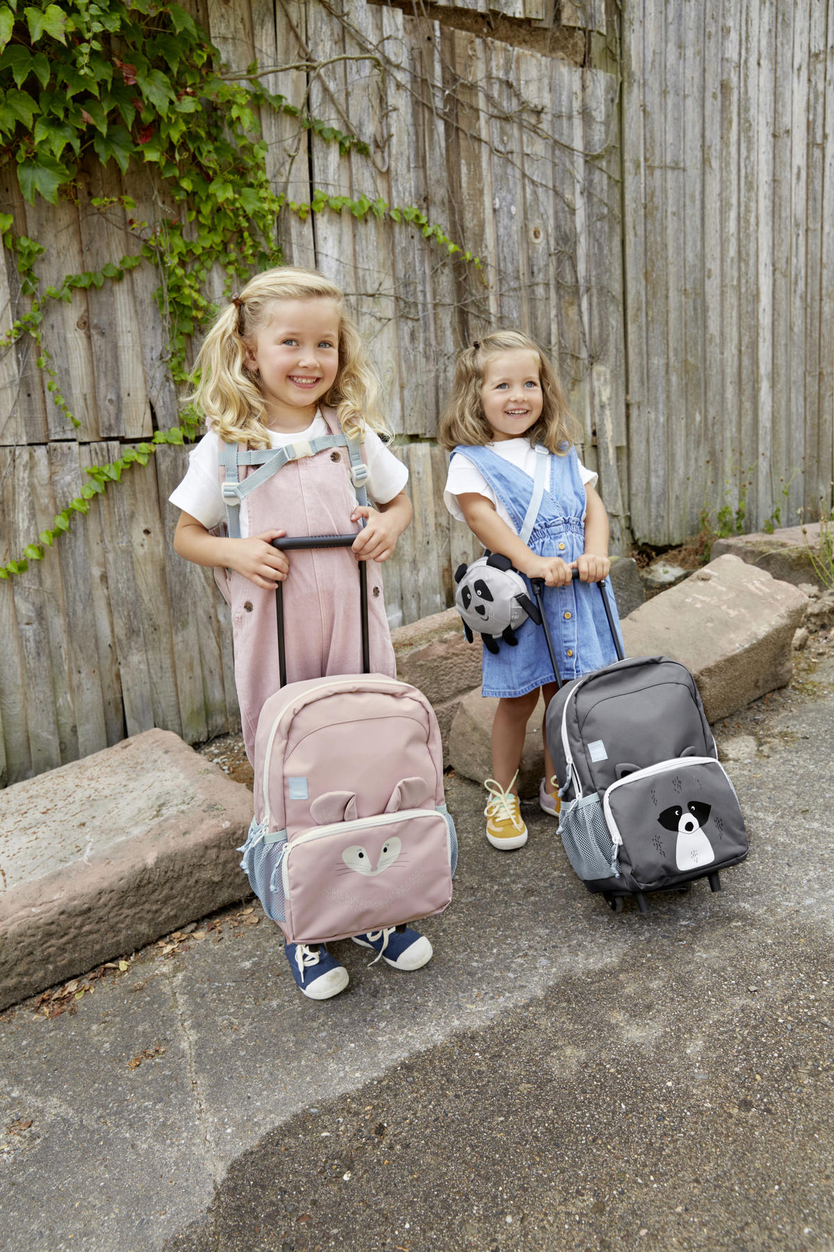 KINDERTROLLEY - Grau, Trend, Kunststoff/Textil (25/16/39cm) - Lässig