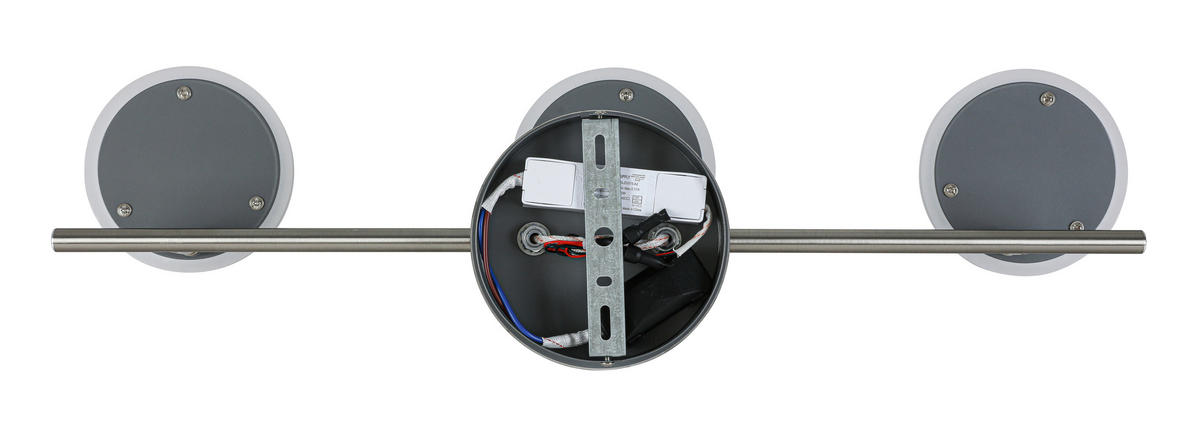 LED-SPOTLIGHT 59/17,5/12,5 cm   - kromfärg/nickelfärgad, Design, metall/plast (59/17,5/12,5cm) - Novel