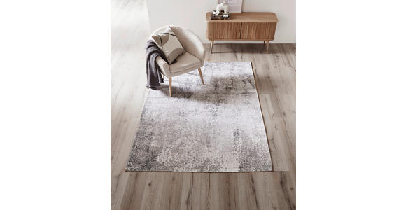 VINTAGE-TEPPICH 160/230 cm Bari Grau  - Grau, Design, Textil (160/230cm) - Novel