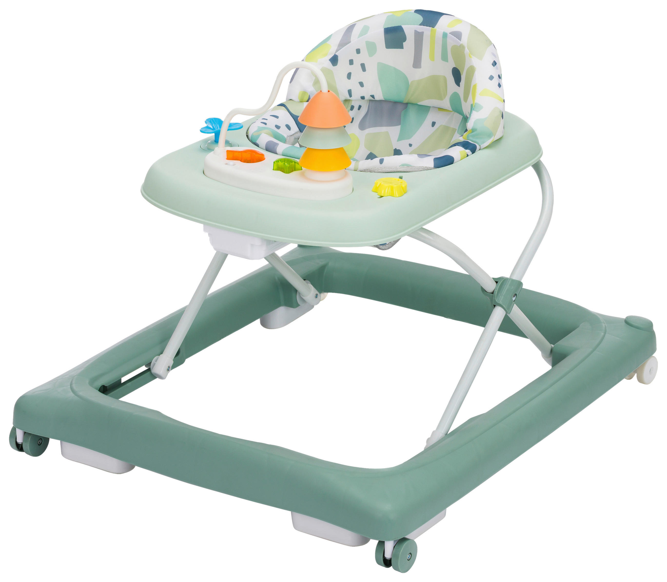 LAUFLERNWAGEN - Mintgrün, Basics, Kunststoff/Textil (59/68/57cm) - My Baby Lou