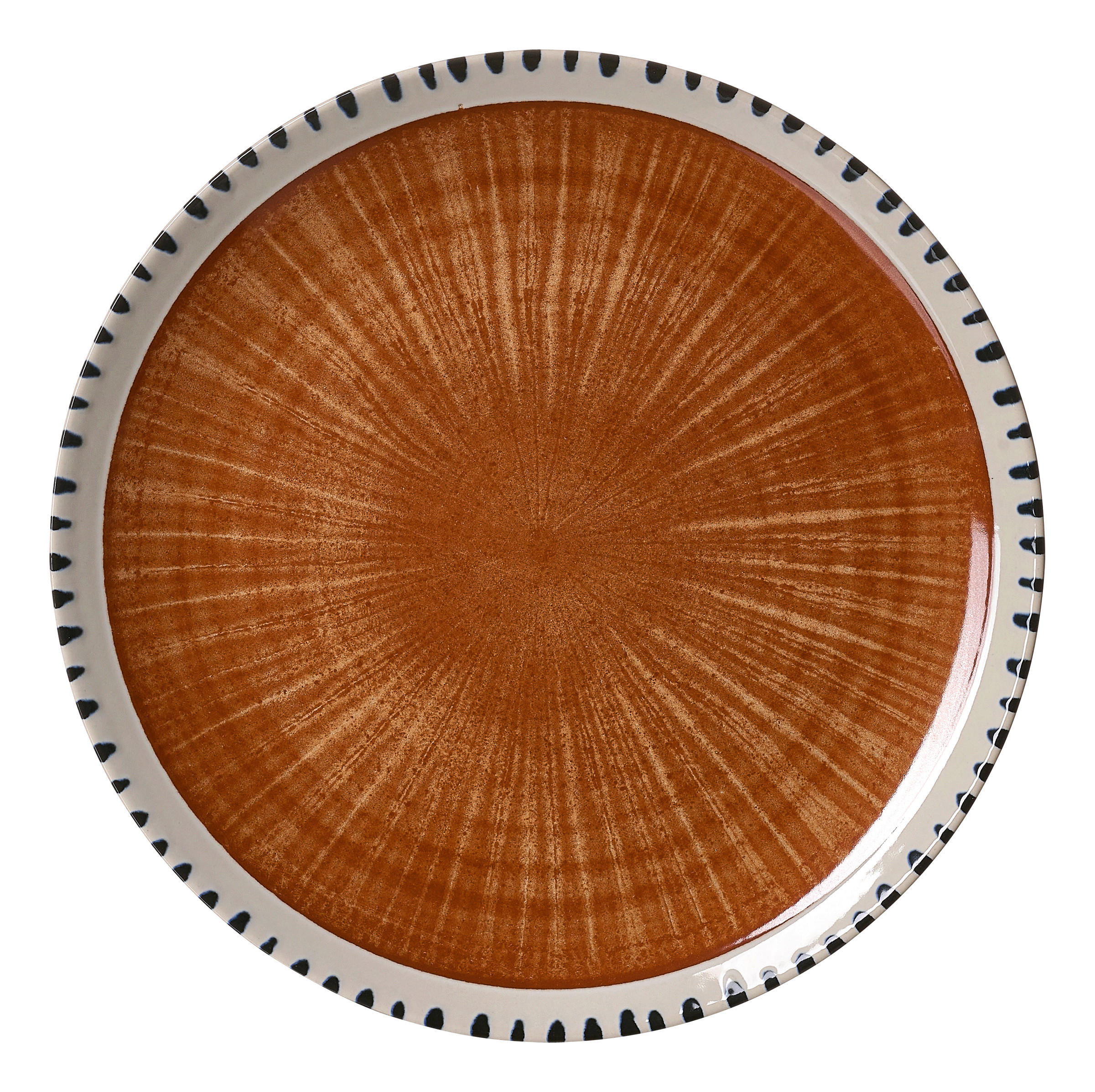 SPEISETELLER Braun 26/2,5 cm Natura  - Braun, KONVENTIONELL, Keramik (26/2,5cm) - Ritzenhoff Breker