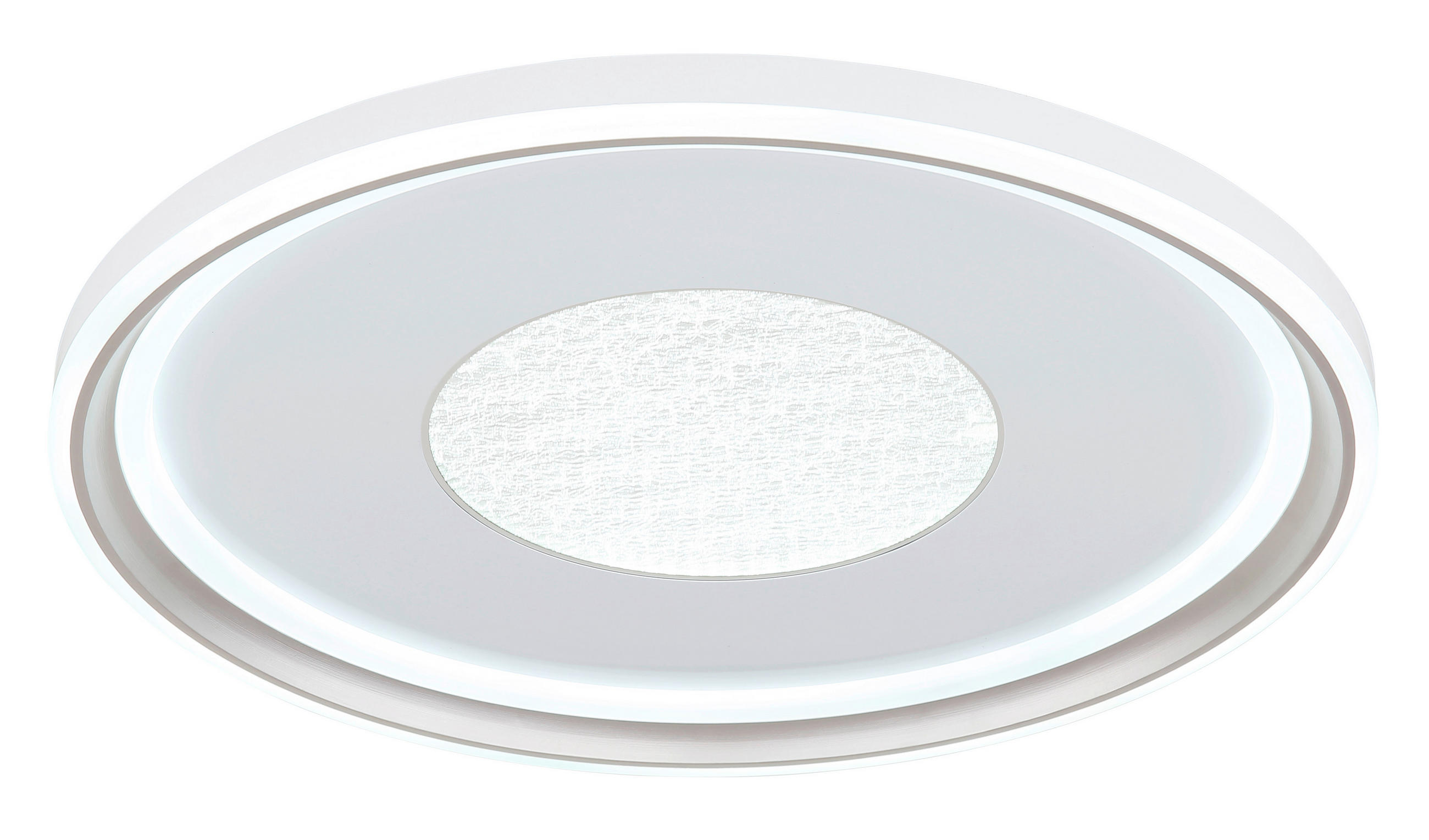 LED-DECKENLEUCHTE 59/6,5 cm   - Champagner/Opal, Design, Kunststoff/Metall (59/6,5cm) - Globo