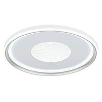 LED-DECKENLEUCHTE 59/6,5 cm   - Champagner/Opal, Design, Kunststoff/Metall (59/6,5cm) - Globo