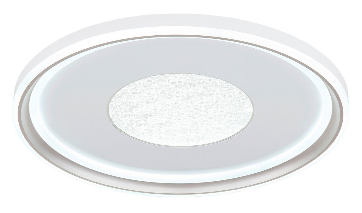 LED-DECKENLEUCHTE 59/6,5 cm   - Champagner/Opal, Design, Kunststoff/Metall (59/6,5cm) - Globo