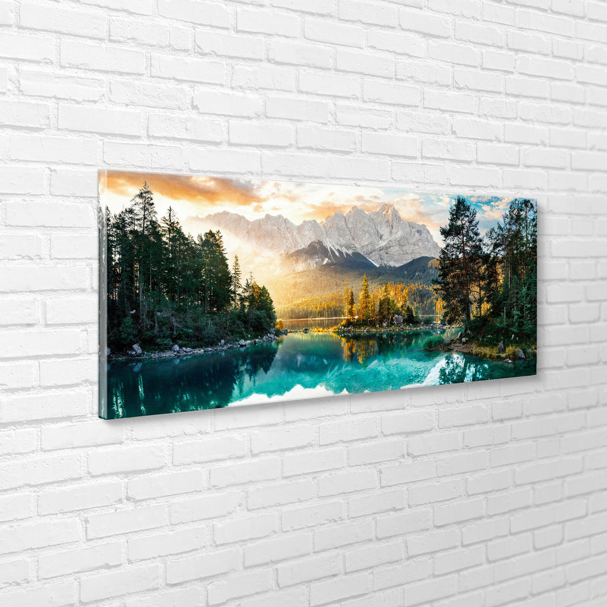 LEINWANDBILD Landschaft & Natur 150/60 cm  - Multicolor, Basics, Holz/Textil (150/60cm)