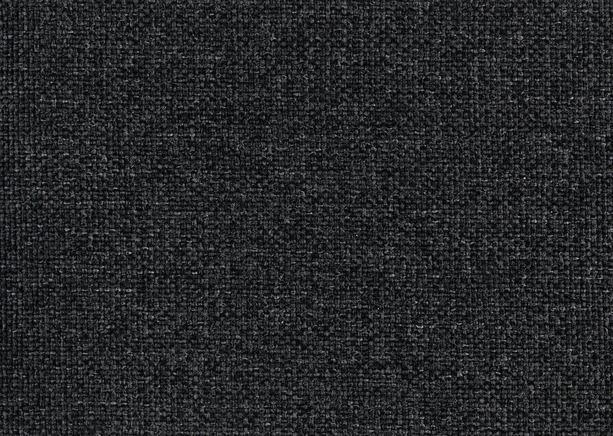ECKSOFA Anthrazit Flachgewebe  - Anthrazit/Schwarz, Design, Textil/Metall (290/238cm) - Pure Home Lifestyle