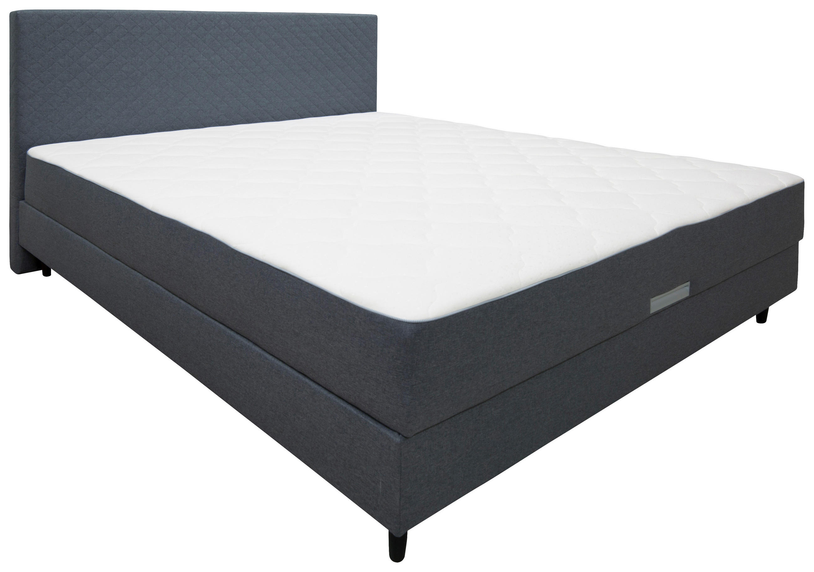 BOX KREVET 160/200 cm     siva  - siva, Konvencionalno, tekstil/drvo (160/200cm) - Boxxx