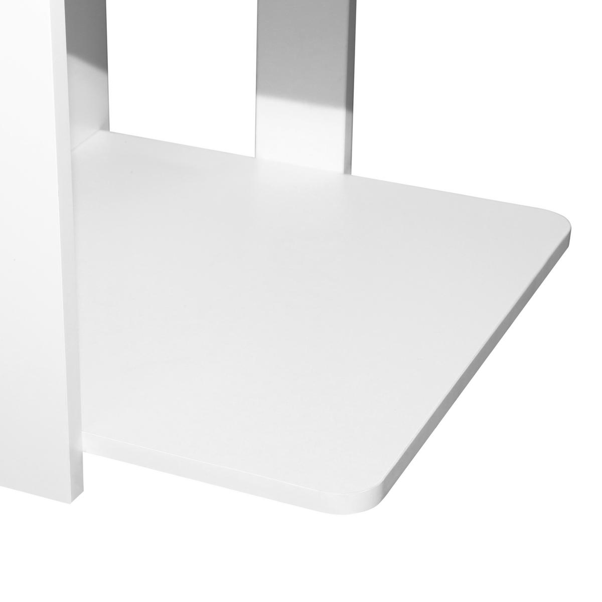 ECKSCHREIBTISCH  in Weiß  - Weiß, MODERN, Holzwerkstoff/Metall (140/75/140cm) - MID.YOU