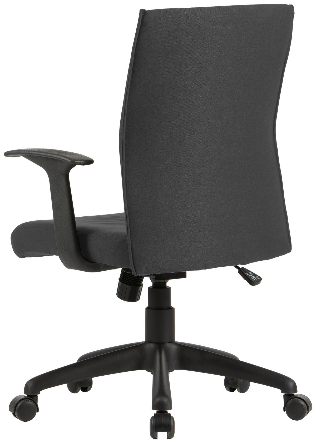 DREHSTUHL  in Webstoff Schwarz  - Schwarz, MODERN, Kunststoff/Textil (56/92,5-100,5/61,5cm) - MID.YOU