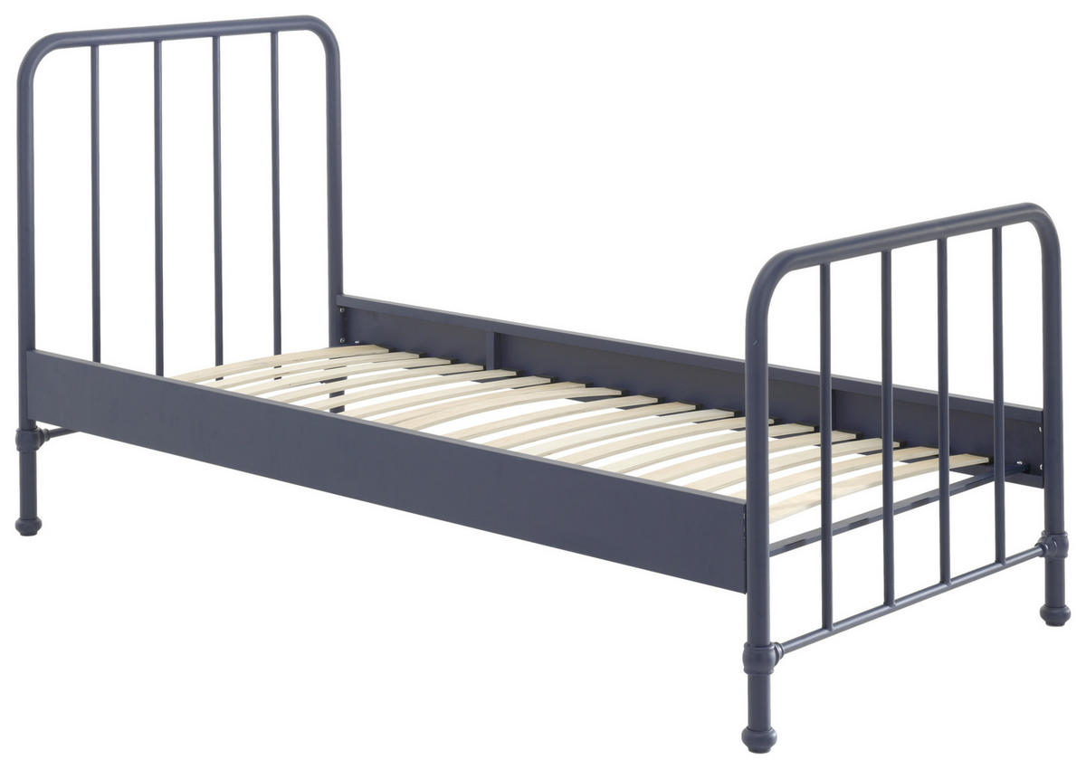 KINDER-/JUNIORBETT 90/200 cm  in Blau  - Blau, MODERN, Holz/Metall (90/200cm) - MID.YOU