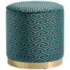 HOCKER in Textil, Holzwerkstoff Grün  - Grün, Design, Holzwerkstoff/Textil (40/42/40cm) - MID.YOU