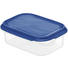 FRISCHHALTEDOSE 0,5 L - Blau/Naturfarben, Basics, Kunststoff (16/12/5,5cm) FRISCHHALTEDOSE 0,5 L - Blau/Naturfarben, Basics, Kunststoff (16/12/5,5cm)