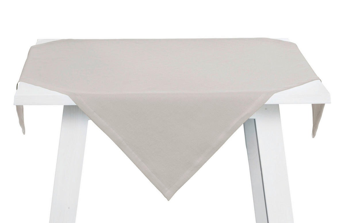 TISCHDECKE One 90/90 cm  - Grau, Basics, Textil (90/90cm) - Pichler