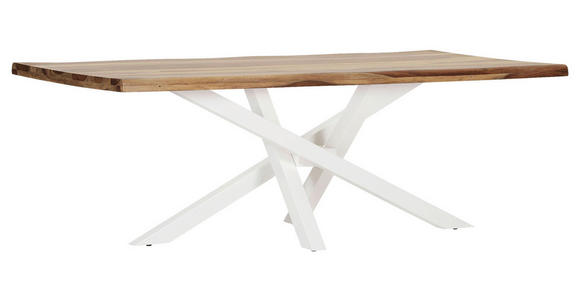 TISCHPLATTE      - Sheeshamfarben, Design, Holz (220/100/5cm) - Landscape