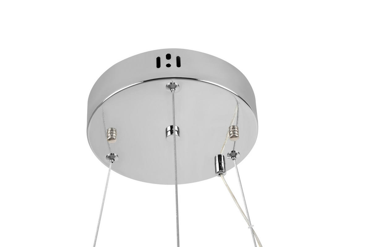 ZÁVĚSNÉ LED SVÍTIDLO, 60/150 cm  - čiré, Design, kov/sklo (60/150cm) - Glandor
